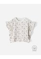Camiseta Regular Animal Print Niña Beige de BABY FRESH