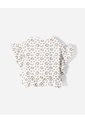 Camiseta Regular Animal Print Niña Beige de BABY FRESH