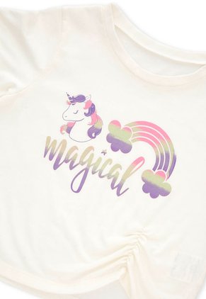 Conjunto, Camiseta Blanca Y Falda Verde Para Bebe Niña Baby Planet