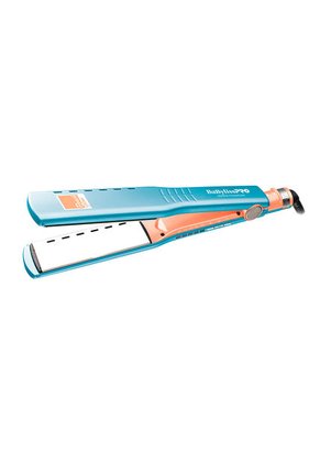Plancha Profesional Babyliss 4093 Nano Titanium Vented Dry Peach Glow Blue
