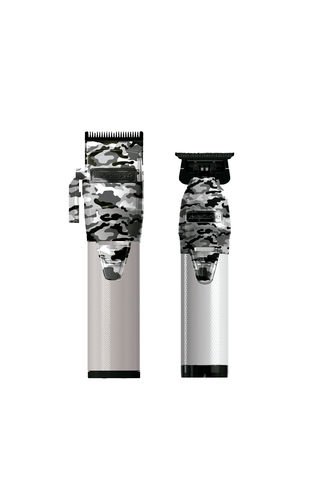 Combo Cortadora Y Patillera Profesional Camo Gris Babylisspro BabylissPRO