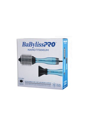 Cepillo Secador 2 En 1 Babyliss Hot Air Brush Azul 2,75"