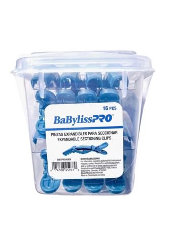 Pinzas De Seccionamiento Para Cabello  Babyliss Display X 16 Unidades BabylissPRO