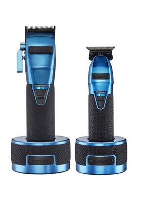 Combo Boost Blue Chrome - Cortadora, Patillera Y Bases De Carga