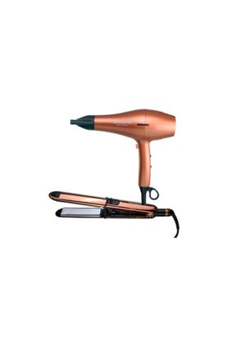 Combo De Plancha Babyliss Optima 3000 + Secador Ionico Ligtweigth Rose Gold 200W BabylissPRO