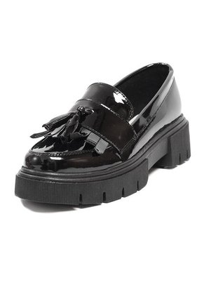 Mocasín Charol Negro Ballerinas Verona