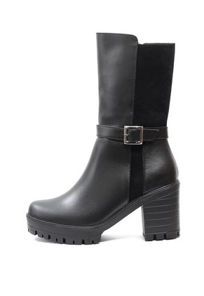Bota Cuero Para Mujer Negro Ballerinas Kathy