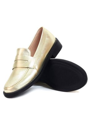 Mocasines Dorado Ballerinas Mariana