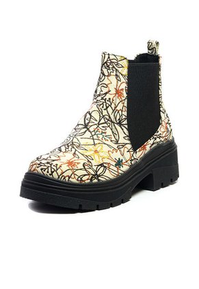 Botín Para Mujer Beige Mandalas Ballerinas Alison