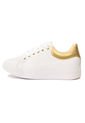Tenis Blanco X Dorado Ballerinas Riley de Ballerinas