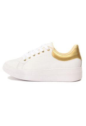 Tenis Blanco X Dorado Ballerinas Riley