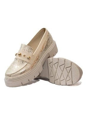 Mocasín Para Dama Beige Ballerinas Emma