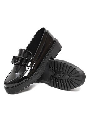 Mocasines Negros Ballerinas Lineth