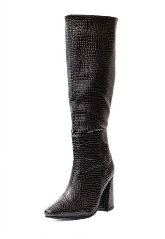 Bota Caña Alta Negro Ballerinas Jade Ballerinas