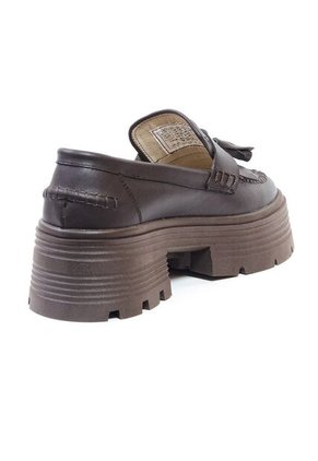 Mocasín Cuero Café Ballerinas Valeria