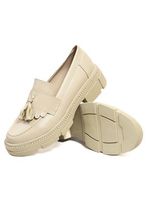 Mocasín Beige Ballerinas Sara