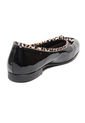 Baleta Dama Negro Con Animal Print Ballerinas Lola  de Ballerinas