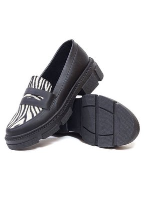 Mocasín Negro Ballerinas Ayda