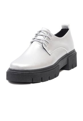 Zapatos Gris Oxford Ballerinas Kimber