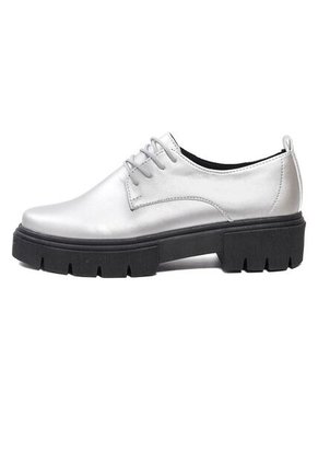 Zapatos Gris Oxford Ballerinas Kimber