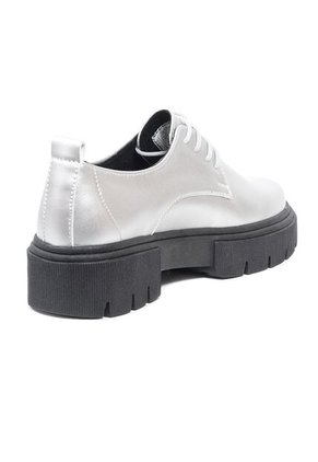 Zapatos Gris Oxford Ballerinas Kimber