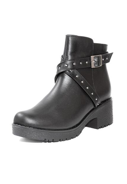Botín Para Dama Negro Ballerinas Rebel Chic