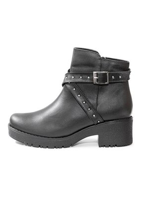 Botín Para Dama Negro Ballerinas Rebel Chic