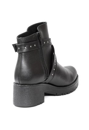Botín Para Dama Negro Ballerinas Rebel Chic