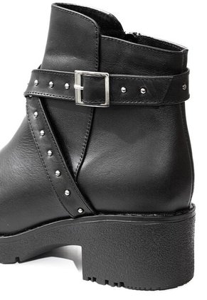 Botín Para Dama Negro Ballerinas Rebel Chic