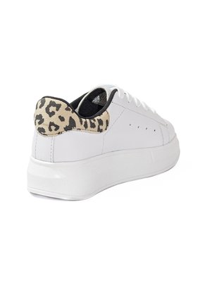 Tenis Niña Blanco Por Animal Print Ballerinas Riley