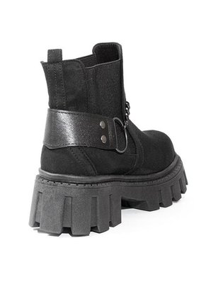 Botín Urban Negro Ballerinas Chain 