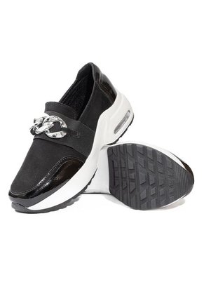 Sneaker Para Dama Negro Ballerinas Nova 