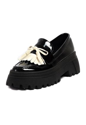 Mocasín Negro Ballerinas Fany