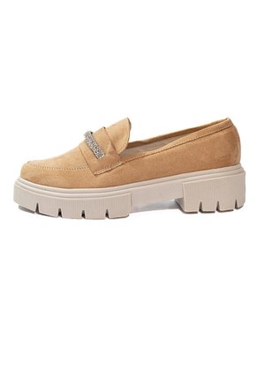 Mocasines De Dama Camel Ballerinas Aura