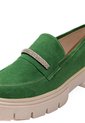 Mocasines De Dama Verde Ballerinas Aura de Ballerinas