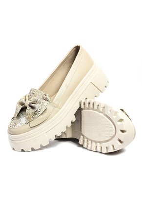 Mocasines Beige Ballerinas Maica