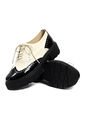 Zapato Oxford Negro X Beige Ballerinas Marlos de Ballerinas