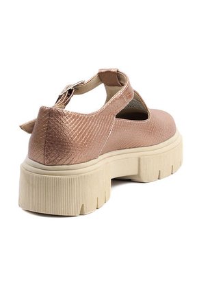 Zapato Mafalda Oro Rosa Ballerinas