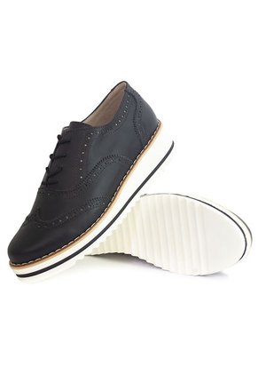 Zapatos Oxford Negro Ballerinas Marlos V