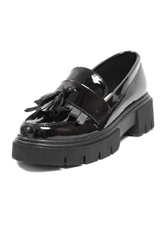 Mocasín Charol Negro Ballerinas Verona Ballerinas