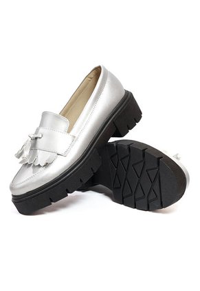 Mocasines Para Dama Gris Ballerinas Verona
