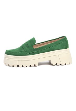 Mocasines Verde Ballerinas Silvia