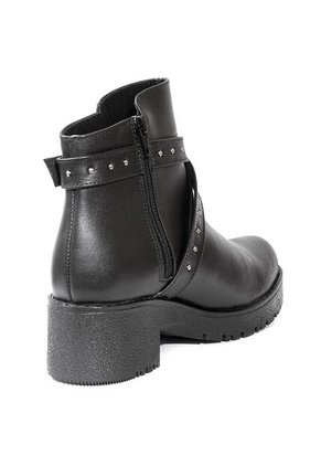 Botín Para Dama Negro Ballerinas Rebel Chic