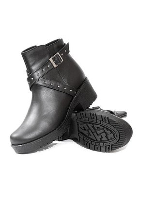 Botín Para Dama Negro Ballerinas Rebel Chic