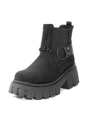 Botín Urban Negro Ballerinas Chain