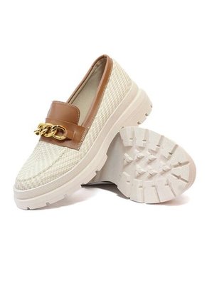 Mocasín Beige X Miel Ballerinas Alba