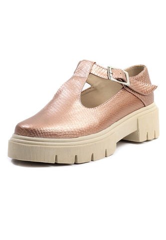 Zapato Mafalda Oro Rosa Ballerinas Ballerinas