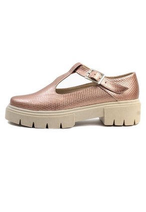 Zapato Mafalda Oro Rosa Ballerinas