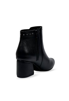 Botín Cuero Para Mujer Negro Ballerinas Carina