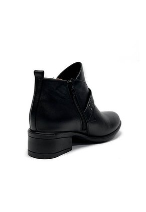 Botín Cuero Para Mujer Negro Ballerinas Nara